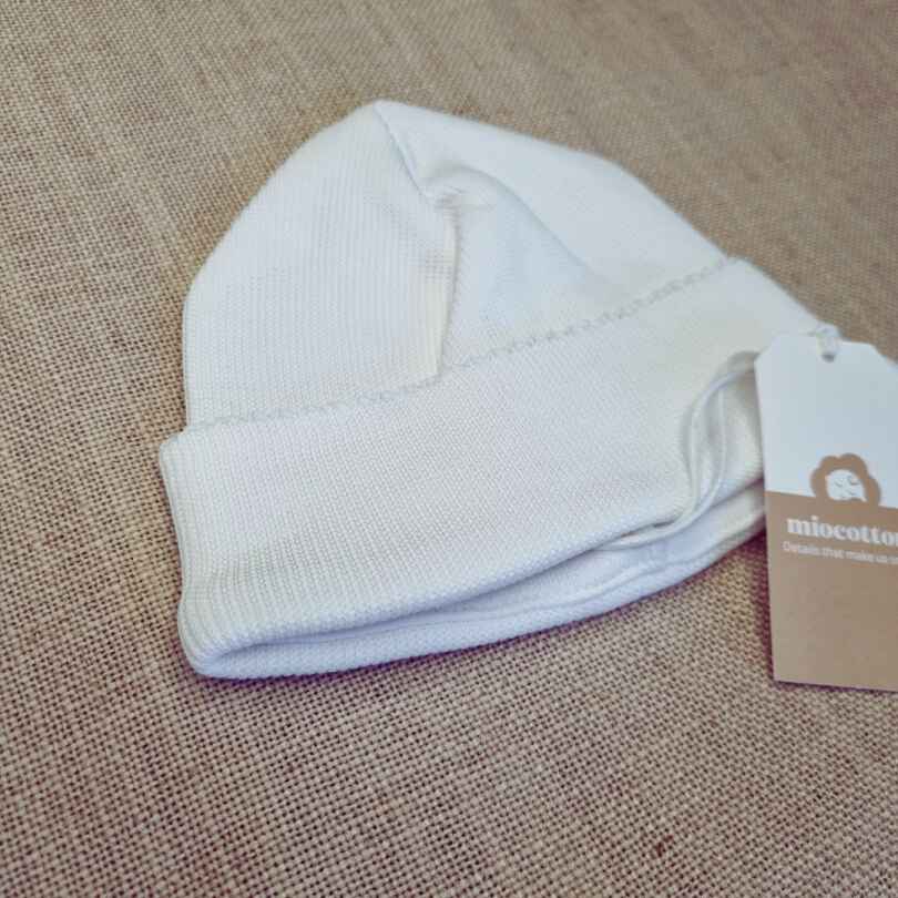 Gorrito Punto Inglés blanco