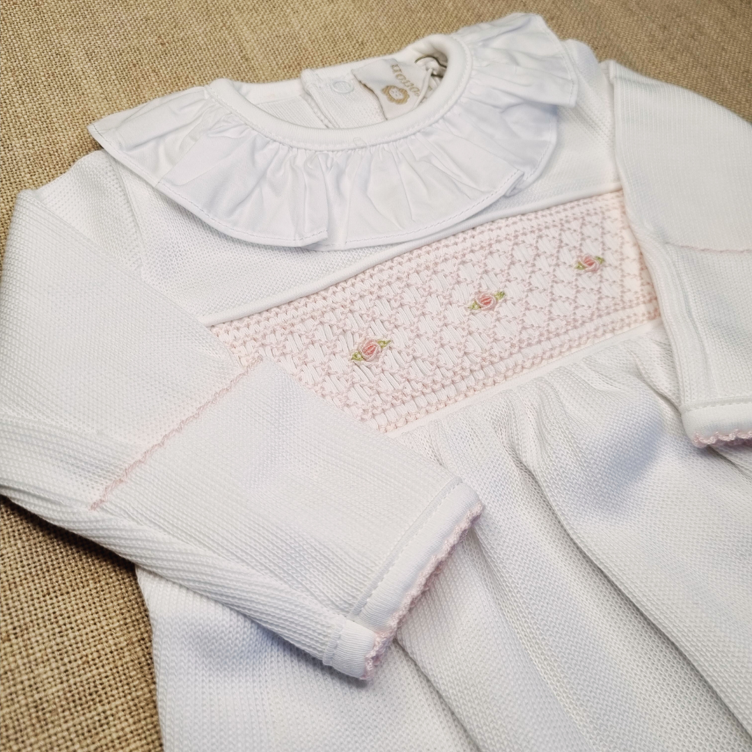 Enterito Jacinta Punto Inglés blanco
