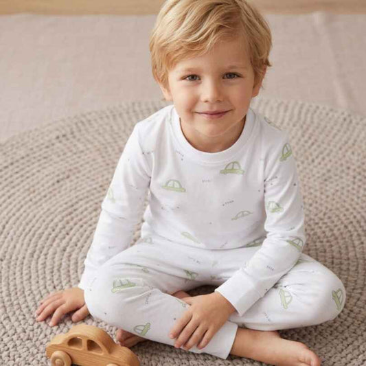 Pijama Autitos de Algodón Pima