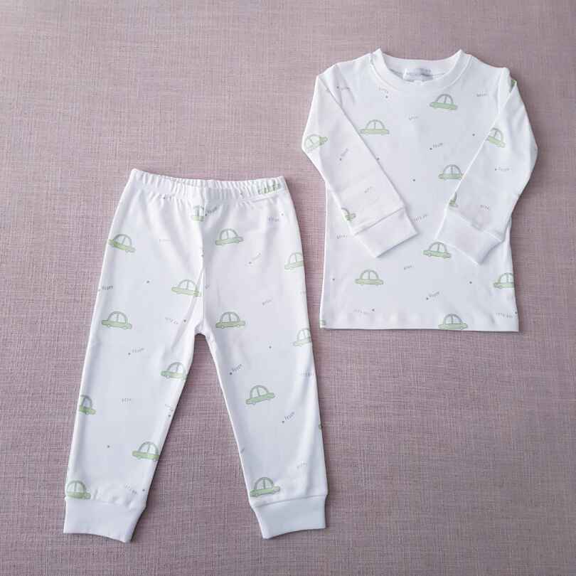 Pijama Autitos de Algodón Pima