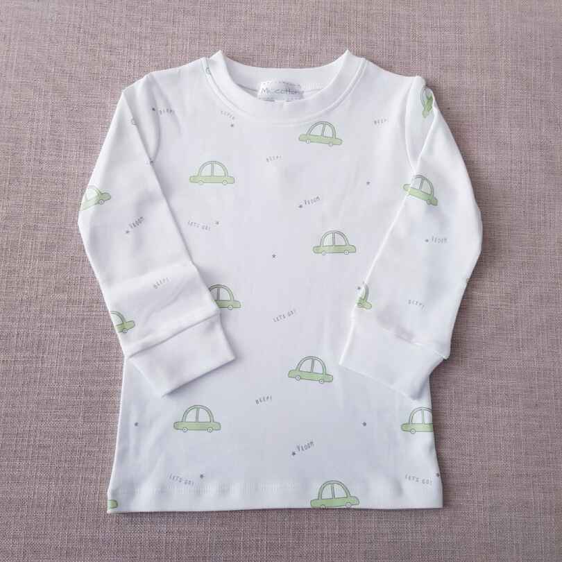 Pijama Autitos de Algodón Pima