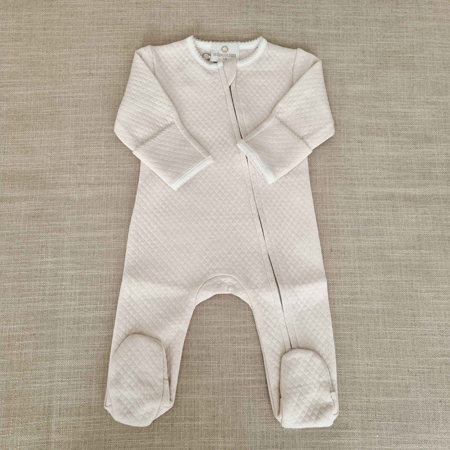 Pijama Rombo con cierre nude