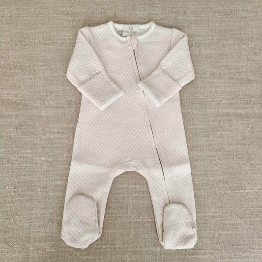 Pijama Rombo con cierre nude