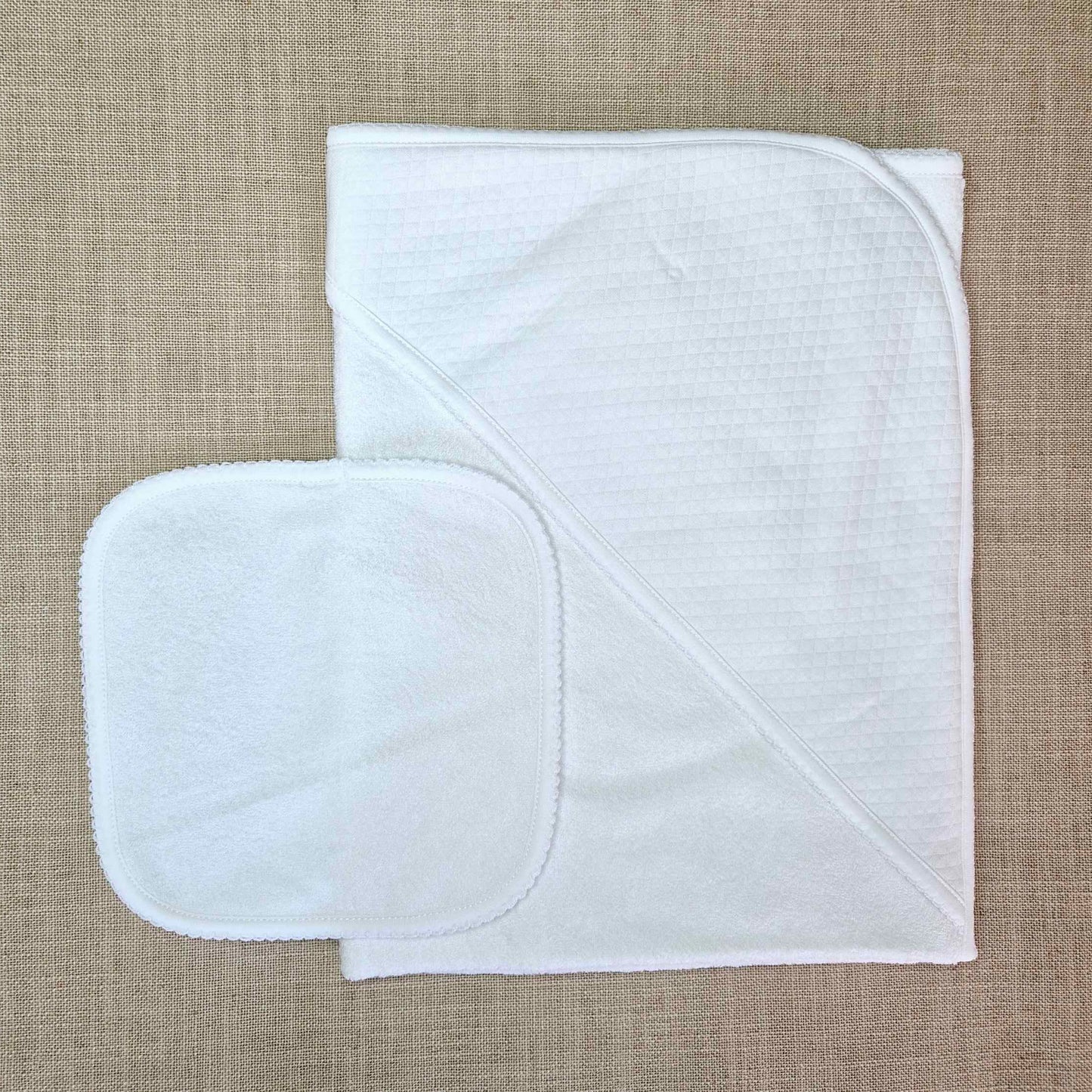 Toalla Capucha blanca