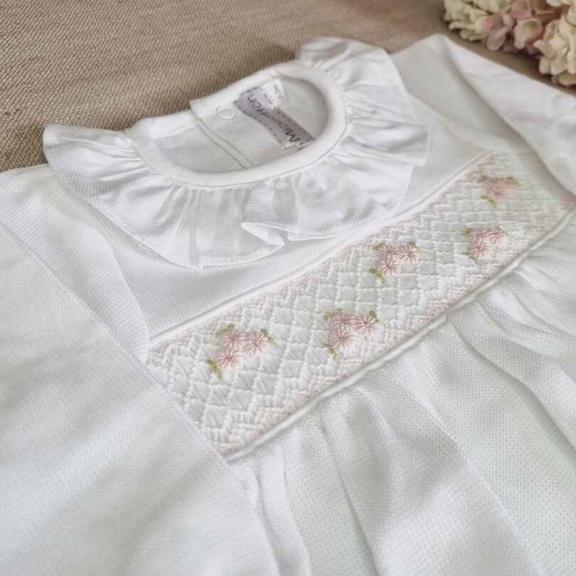 Vestido Elena manga larga Punto Inglés